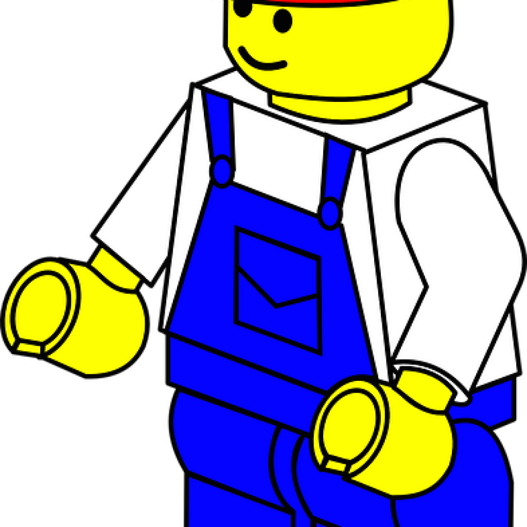 Lego Man Clip Art Lego Man Construction Free Vector - Lego Man Clip Art Lego Man Construction Free Vector (1024x1024)