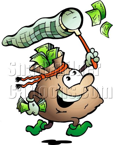 Money Bag Chasing Money Medical Chart Clip Art Medical - Money Bag Chasing Money Medical Chart Clip Art Medical (500x500)