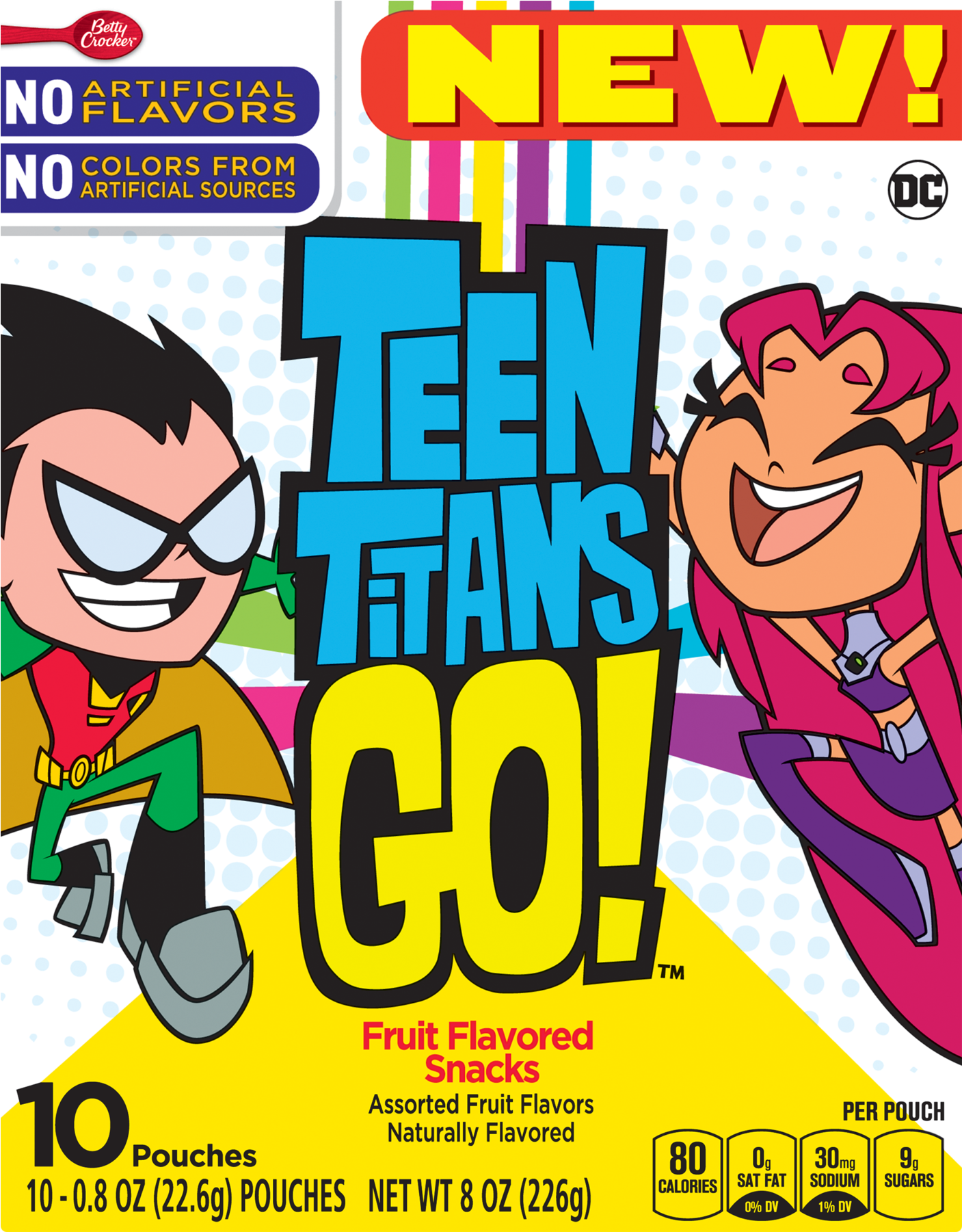 Betty Crocker Teen Titans Go Fruit Flavored Snacks, - Betty Crocker Teen Titans Go Fruit Flavored Snacks, (1800x1800)
