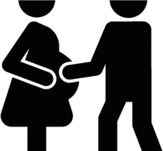 Silhouette Clipart Couple - Silhouette Clipart Couple (640x480)