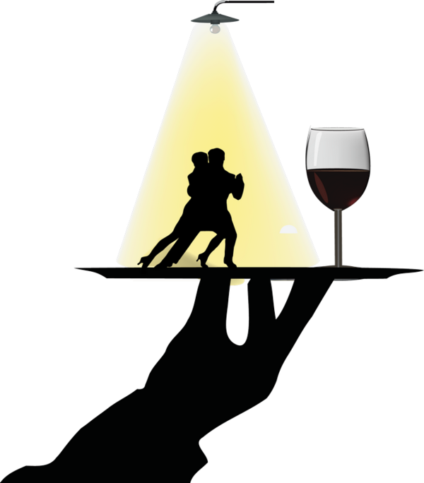 Dance Couples Silhouettes - Dance Couples Silhouettes (600x684)