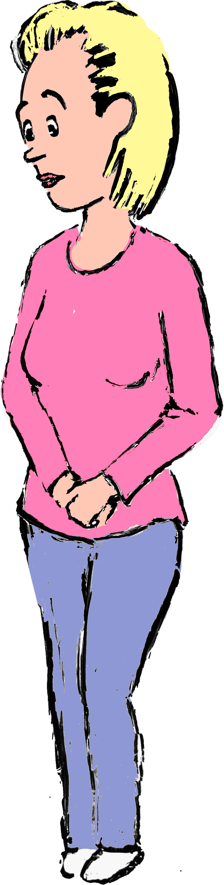 Round Randy, His Sister Zoe, And His Mother Watch The - Round Randy, His Sister Zoe, And His Mother Watch The (732x2885)