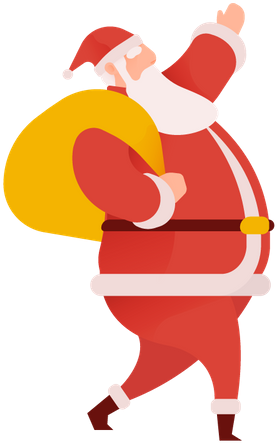 Premium Santa Claus With Gifts Illustration Download - Premium Santa Claus With Gifts Illustration Download (450x450)