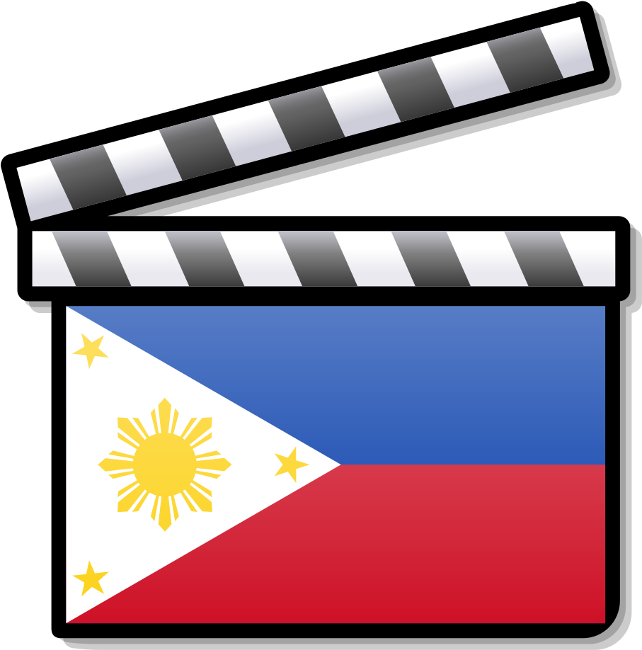 Philippines Film Clapperboard - Philippines Film Clapperboard (1024x1024)