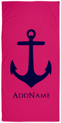 Modern Anchor Perso Beach Towel Pinterest - Modern Anchor Perso Beach Towel Pinterest (460x460)