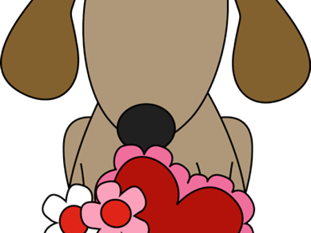 Valentines Day Clipart Puppy - Valentines Day Clipart Puppy (640x480)