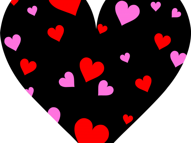 Valentine`s Day Clipart Patterned Heart - Valentine`s Day Clipart Patterned Heart (640x480)