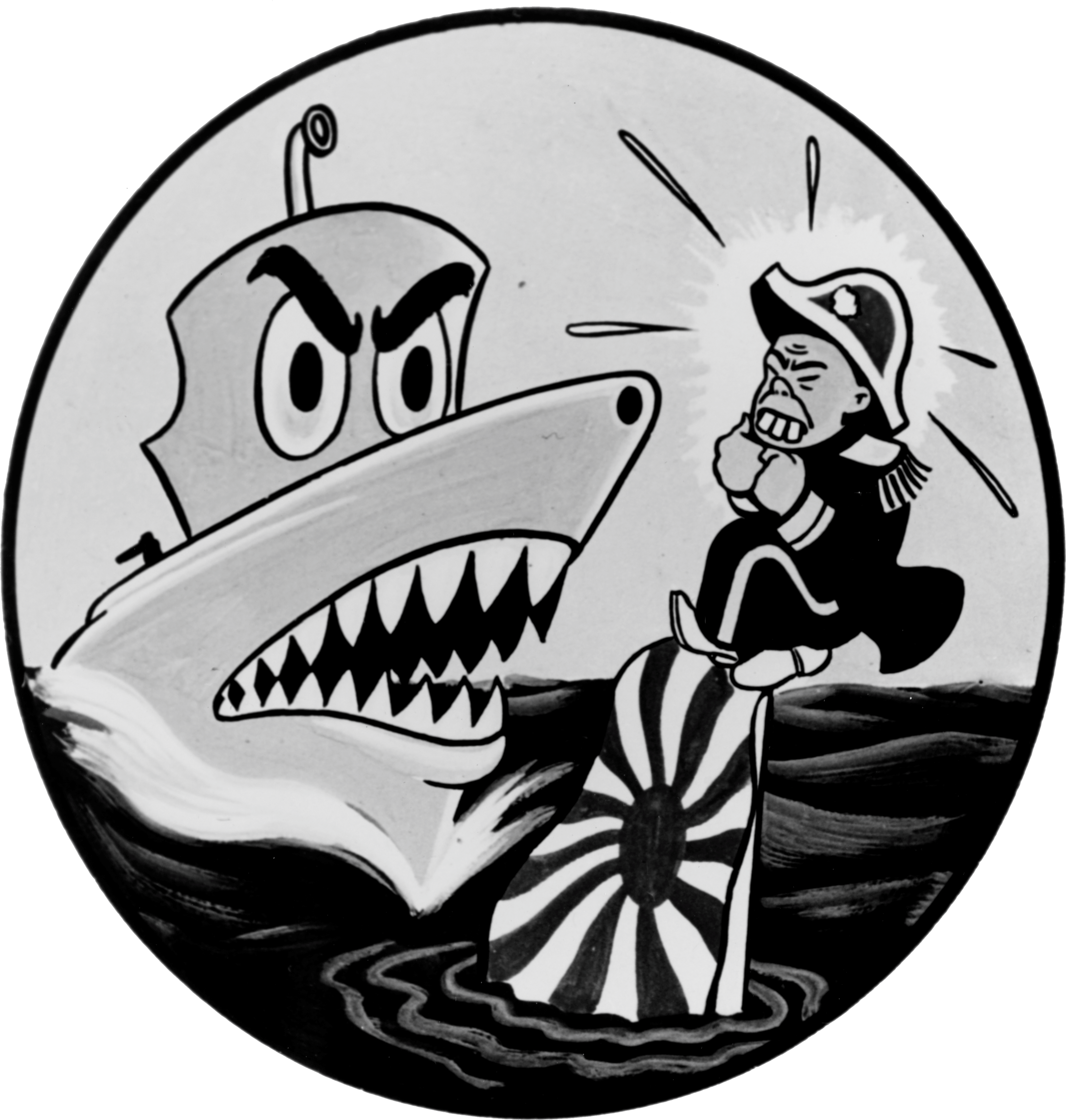 Uss Dentuda Insignia, 1945 (nh 65244 Kn) - Uss Dentuda Insignia, 1945 (nh 65244 Kn) (3935x4115)