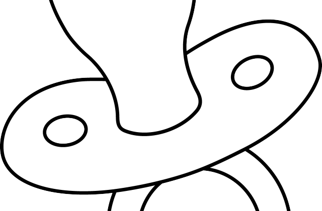 Pacifier Clipart Clipart Barn Funny Black Baby With - Pacifier Clipart Clipart Barn Funny Black Baby With (640x420)