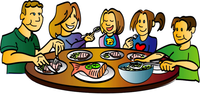 Dinner Restaurant Eating Clip - Dinner Restaurant Eating Clip (768x361)