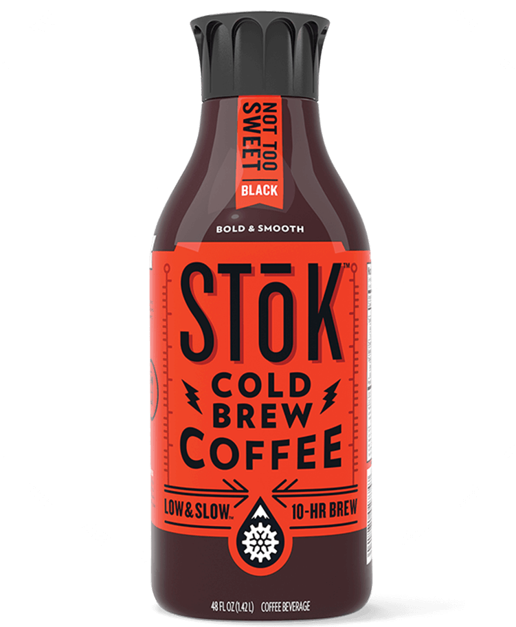 Stōk Not Too Sweet Black Cold Brew Coffee 48 Oz - Stōk Not Too Sweet Black Cold Brew Coffee 48 Oz (750x927)