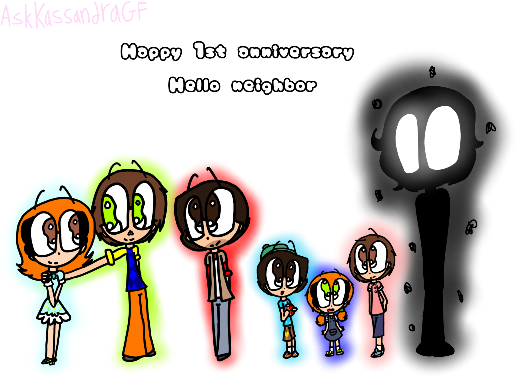 Happy 1st Anniversary Hello Neighbor By Askkassandragf - Happy 1st Anniversary Hello Neighbor By Askkassandragf (1920x1348)