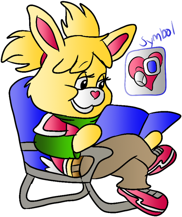 Computer Heart Rabbit By Gadgetgirlsteph1234 - Computer Heart Rabbit By Gadgetgirlsteph1234 (600x711)