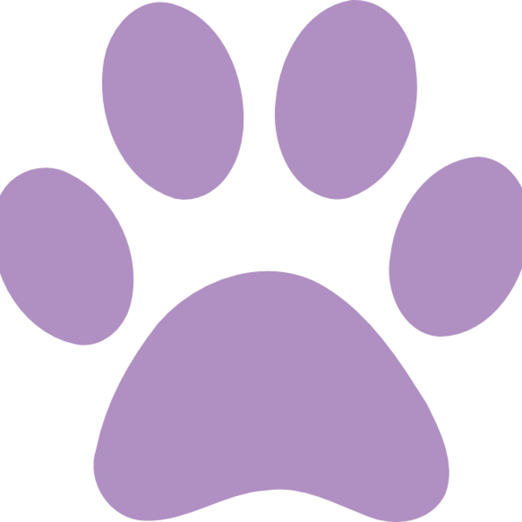 Purple Paw Prints Free Clipart Download Rh Thelockinmovie - Purple Paw Prints Free Clipart Download Rh Thelockinmovie (1024x1024)