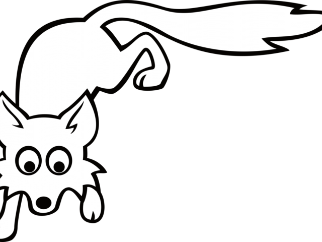 Arctic Fox Clipart Running - Arctic Fox Clipart Running (640x480)