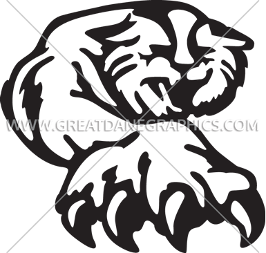 Tiger With Claw - Tiger With Claw (385x366)