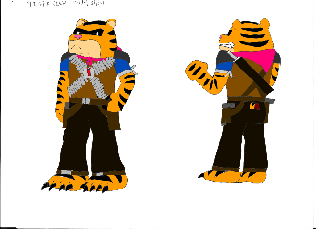 Tmnt Os Tiger Claw By Tmntony - Tmnt Os Tiger Claw By Tmntony (1024x745)