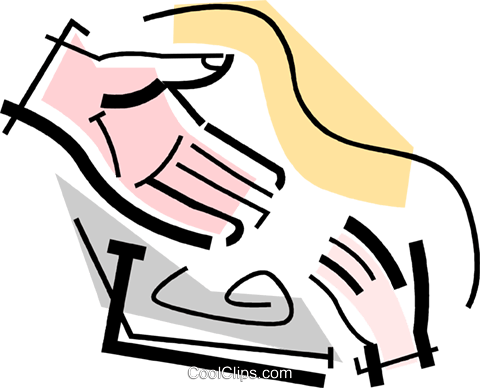 Hands Working Royalty Free Vector Clip Art Illustration - Hands Working Royalty Free Vector Clip Art Illustration (480x388)