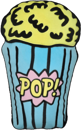 Picture Of Popcorn Scented Embroidered Pillow - Picture Of Popcorn Scented Embroidered Pillow (415x415)