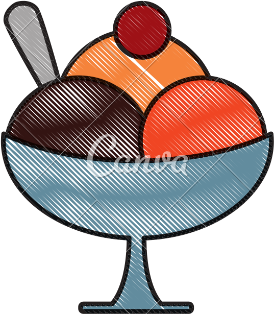 Ice Cream On Cup - Ice Cream On Cup (800x800)