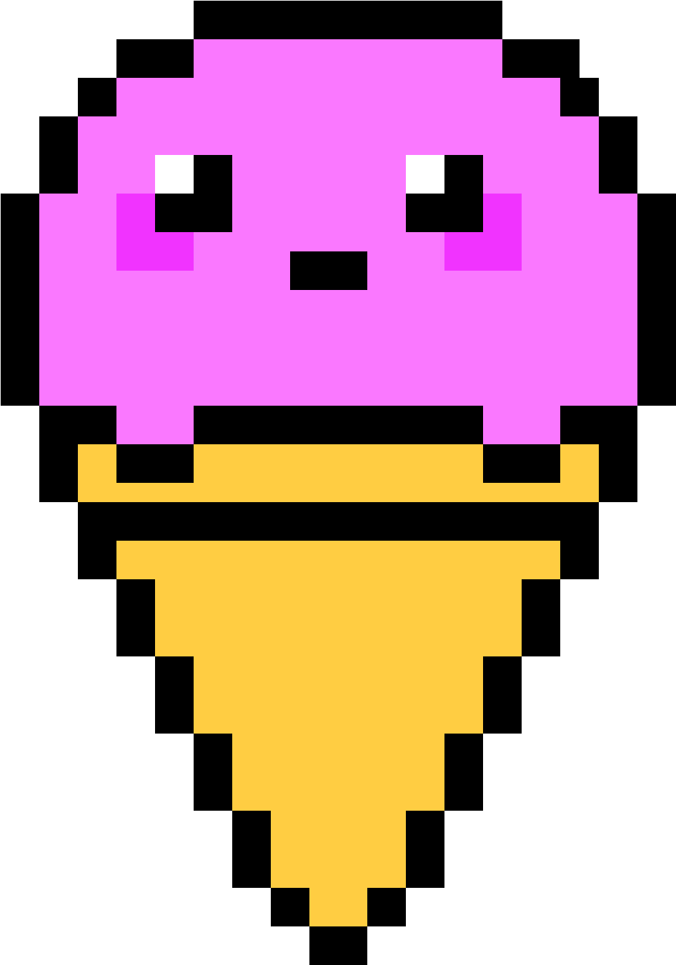 Ice Cream Pixel Art - Ice Cream Pixel Art (2828x2072)