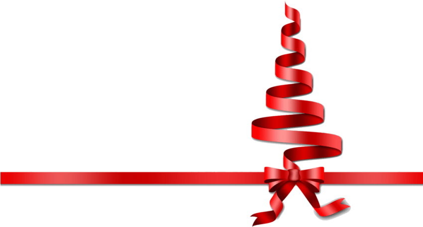 Free Png Download Christmas Ribbon Transparent Png - Free Png Download Christmas Ribbon Transparent Png (850x457)