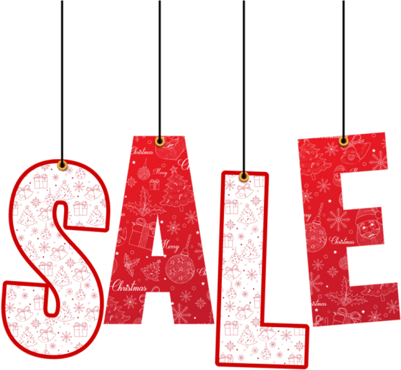 Free Png Download Christmas Hanging Sale Decoration - Free Png Download Christmas Hanging Sale Decoration (850x774)