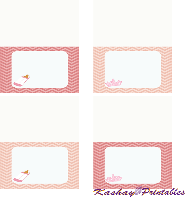 Princess Baby Shower Buffet Cards - Princess Baby Shower Buffet Cards (675x675)