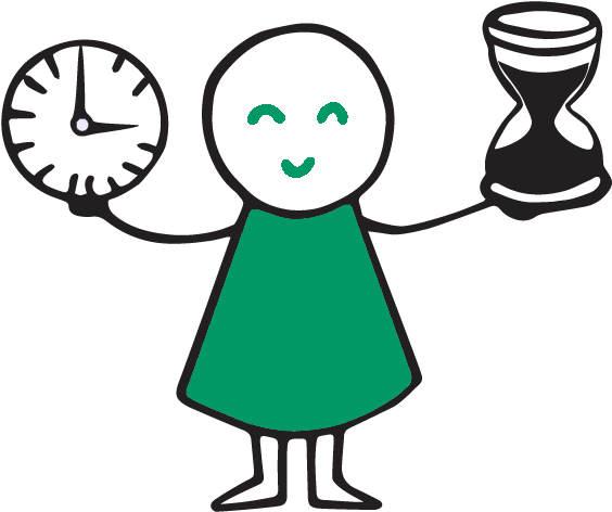 Girl Holding A Clock - Girl Holding A Clock (643x560)