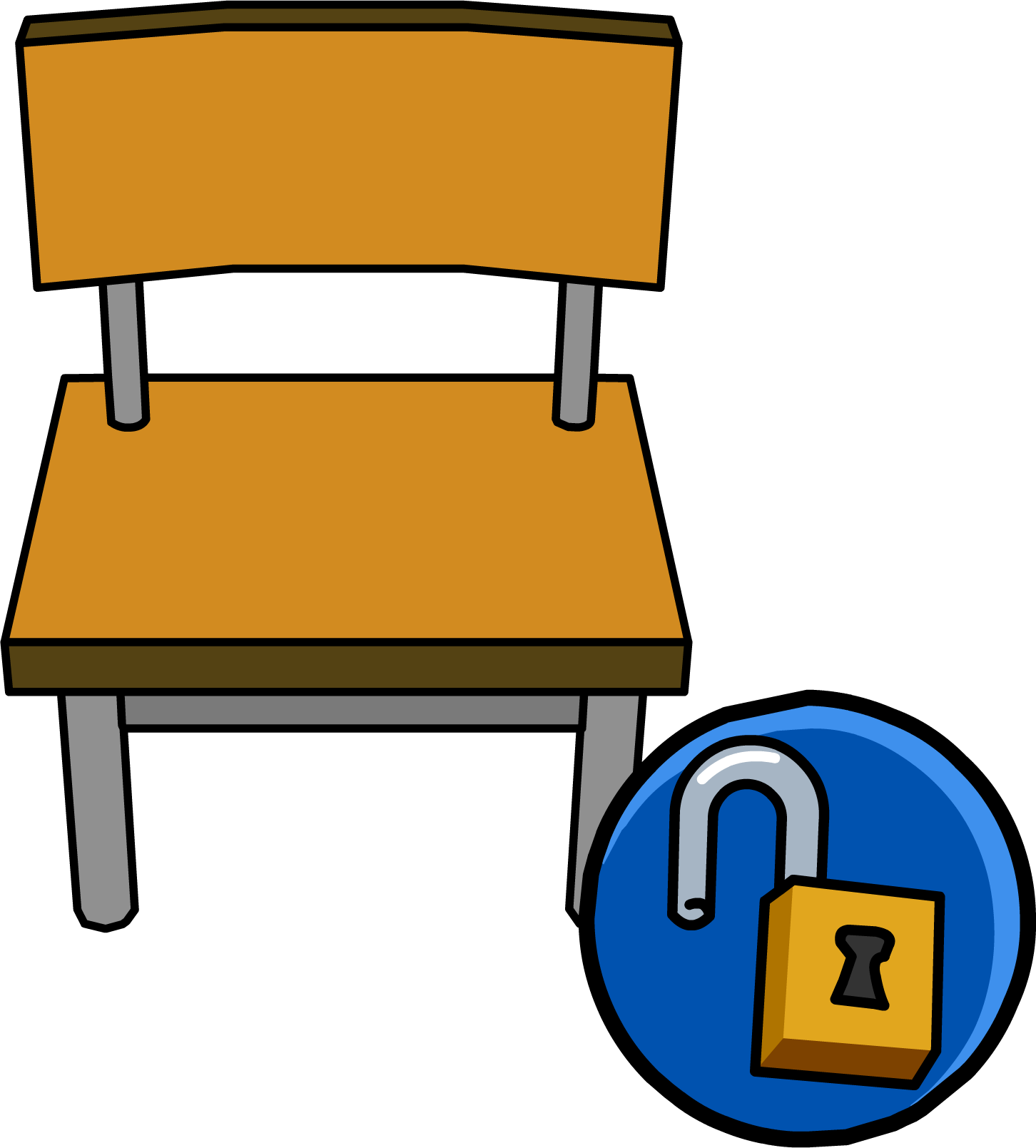 Furniture Clipart Student Chair - Furniture Clipart Student Chair (1452x1609)