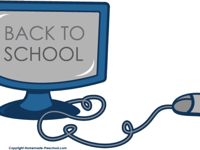 Back To School Clipart Computer - Back To School Clipart Computer (640x480)