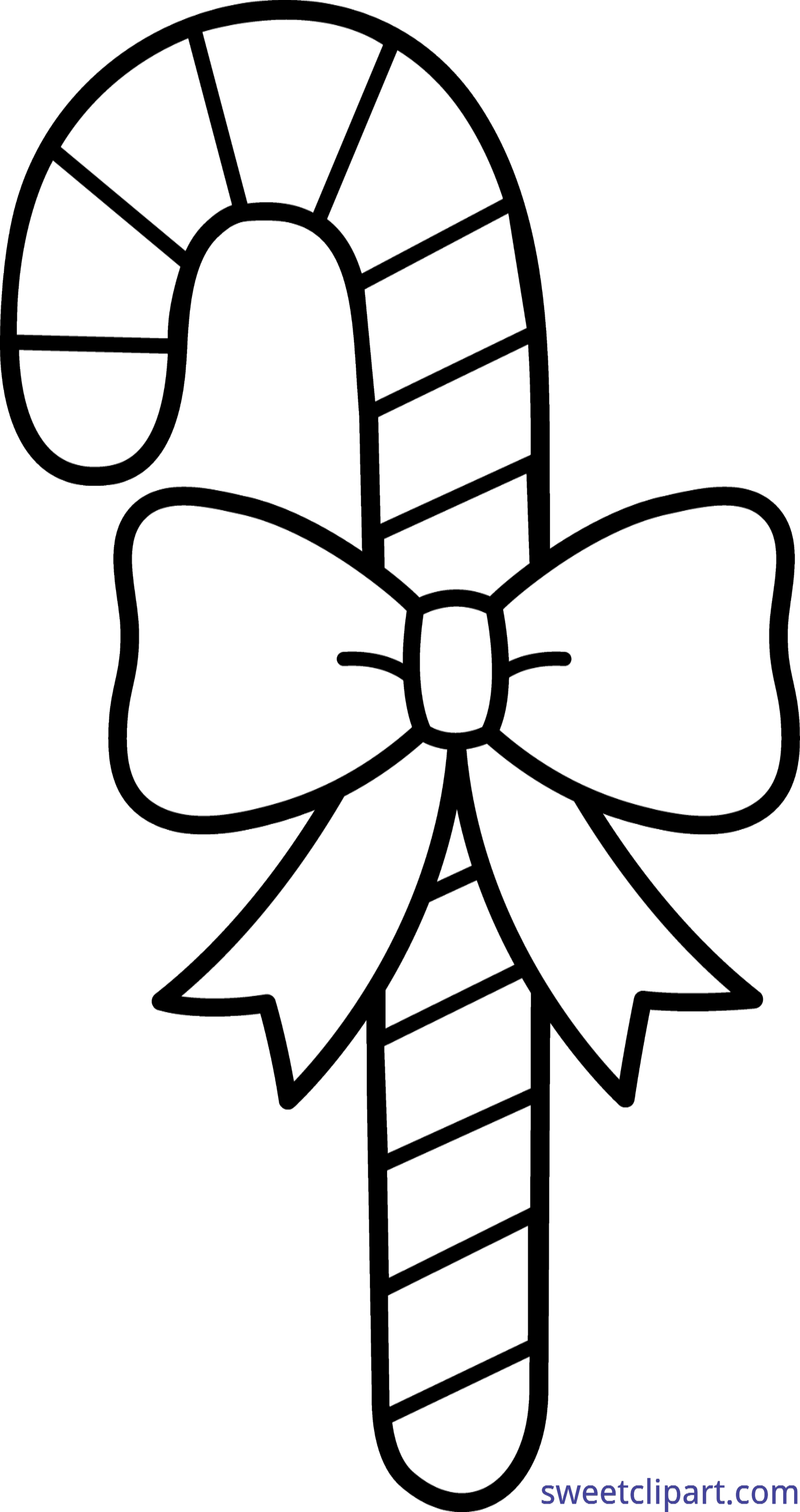 Candy Cane Coloring Pages With Page Clip Art 1 And - Candy Cane Coloring Pages With Page Clip Art 1 And (3509x6636)