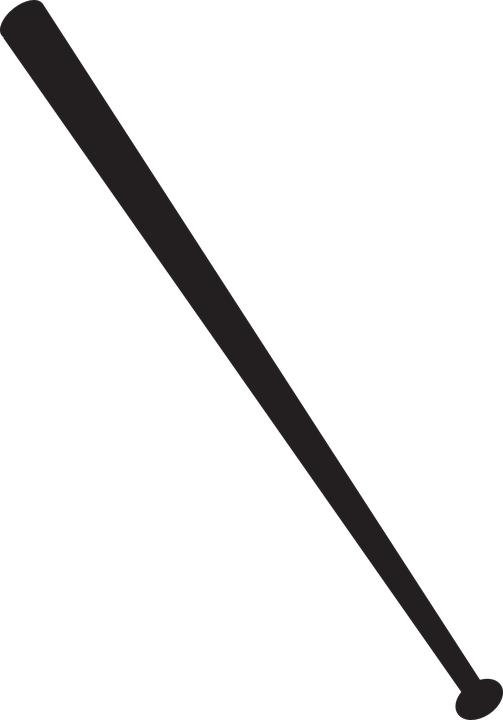 Tongkat Baseball Vector - Tongkat Baseball Vector (503x720)