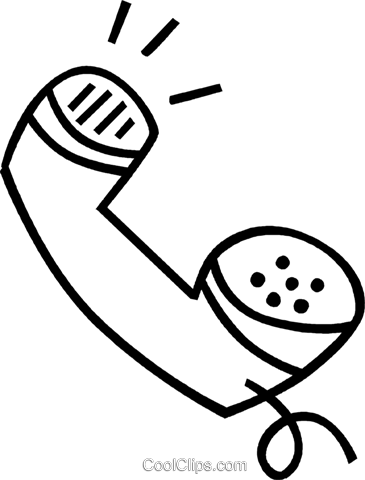 Receiver Clipart Telephone - Receiver Clipart Telephone (365x480)