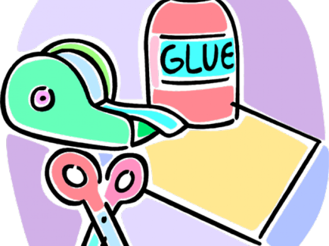 Scissor Clipart Glue - Scissor Clipart Glue (640x480)