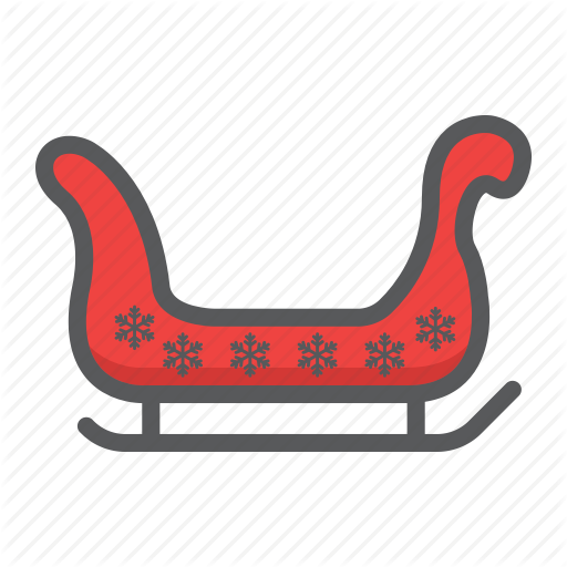 Sleigh Clipart Holiday - Sleigh Clipart Holiday (512x512)