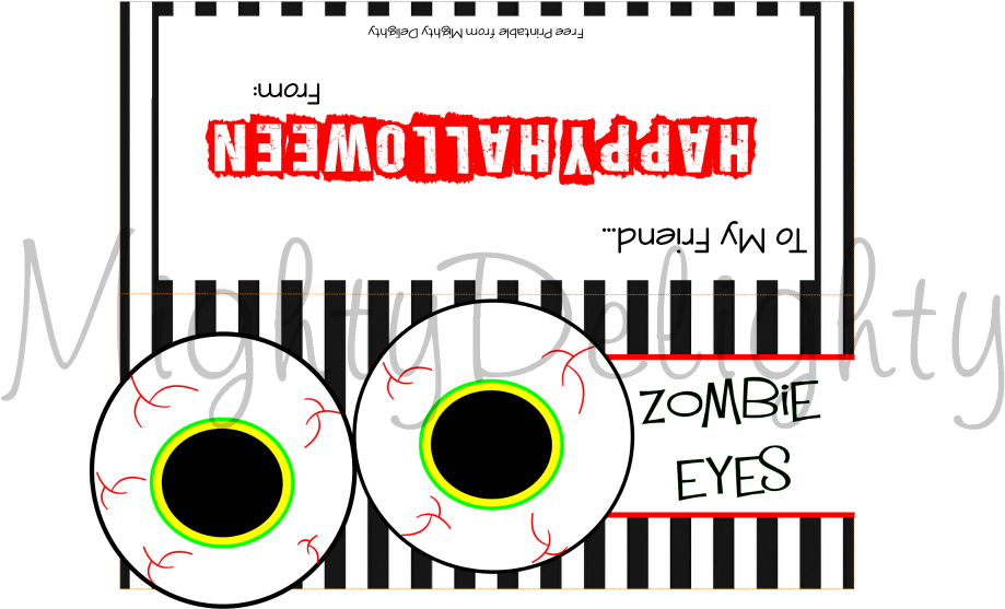 Zombie Eye Printable Pic - Zombie Eye Printable Pic (1000x559)