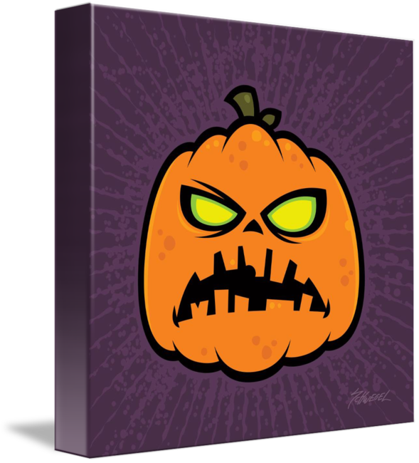 Pumpkin Zombie By John Schwegel - Pumpkin Zombie By John Schwegel (589x650)