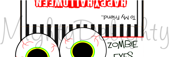 Zombie Eye Printable Pic - Zombie Eye Printable Pic (640x200)
