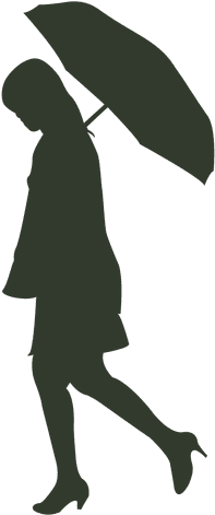 Woman Umbrella Silhouette Umbrella Transparent Png - Woman Umbrella Silhouette Umbrella Transparent Png (512x512)