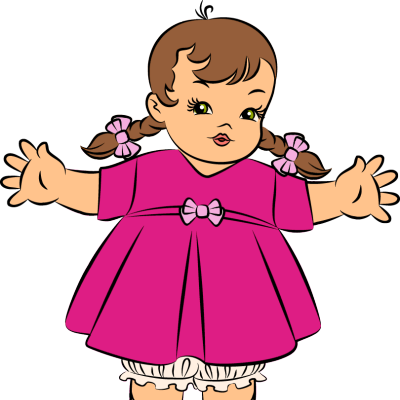 Toy Doll Clip Art - Toy Doll Clip Art (400x400)
