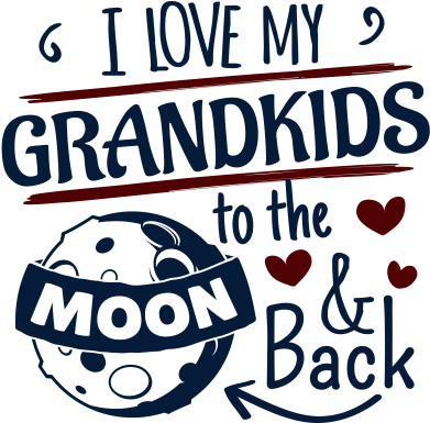 I Love My Grandkids To The Moon And Back - I Love My Grandkids To The Moon And Back (440x440)
