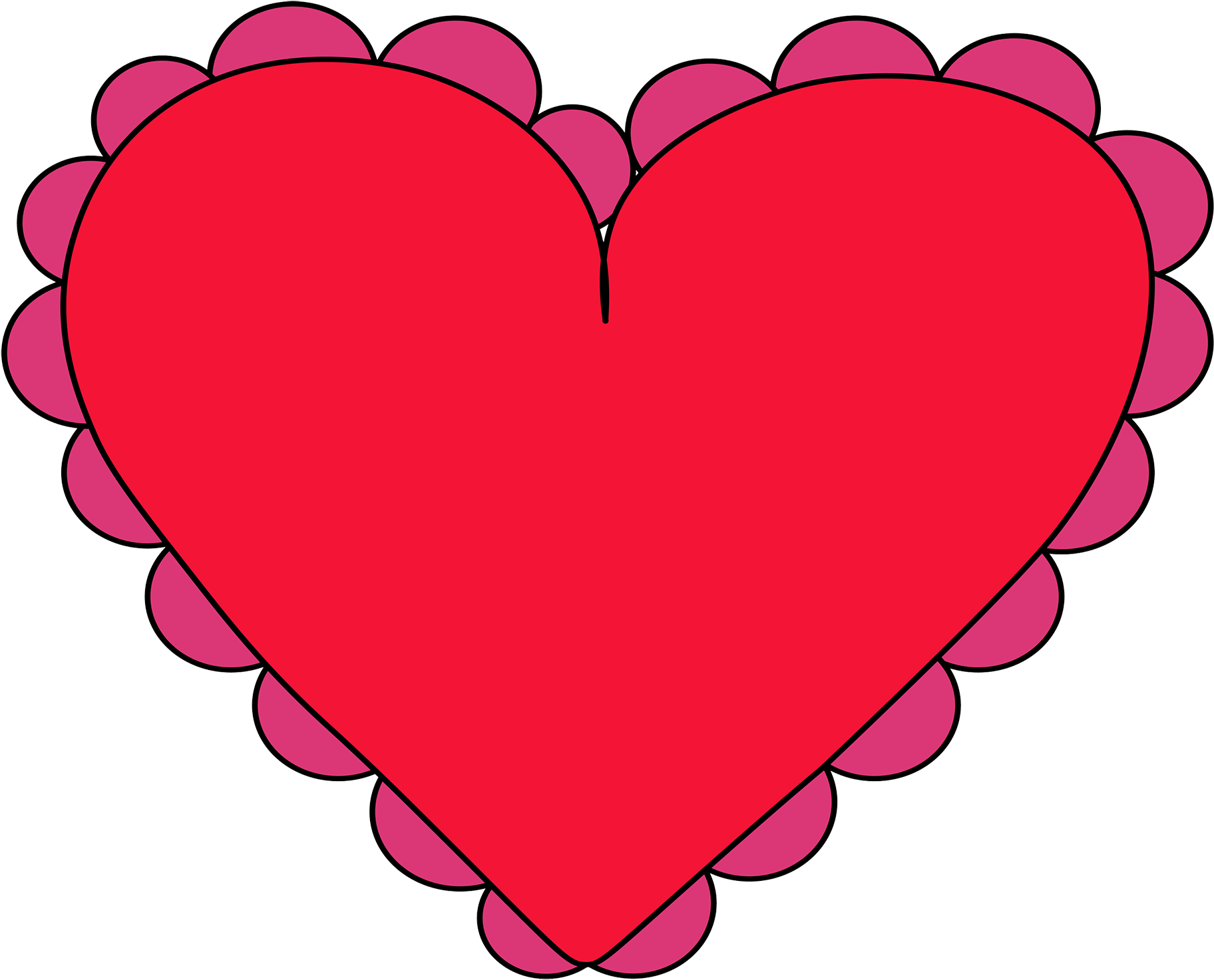 Heart With Arc Borderdownload Now - Heart With Arc Borderdownload Now (2000x1597)