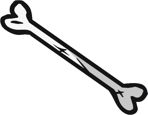 Skeleton Bones Clipart - Skeleton Bones Clipart (472x368)