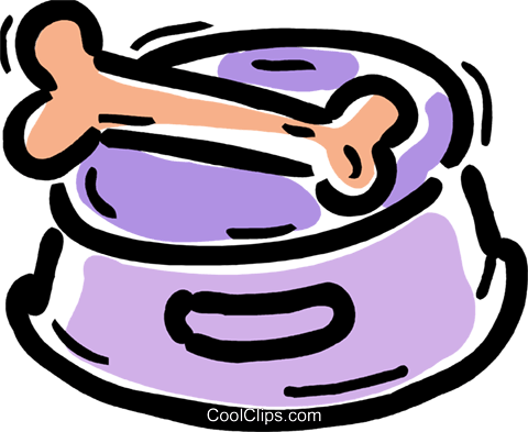 Dog Bones Royalty Free Vector Clip Art Illustration - Dog Bones Royalty Free Vector Clip Art Illustration (480x393)