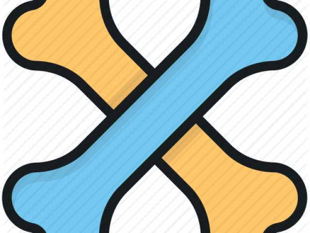 Bones Clipart Colored - Bones Clipart Colored (640x480)