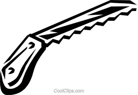 Hand Saw Royalty Free Vector Clip Art Illustration - Hand Saw Royalty Free Vector Clip Art Illustration (480x331)