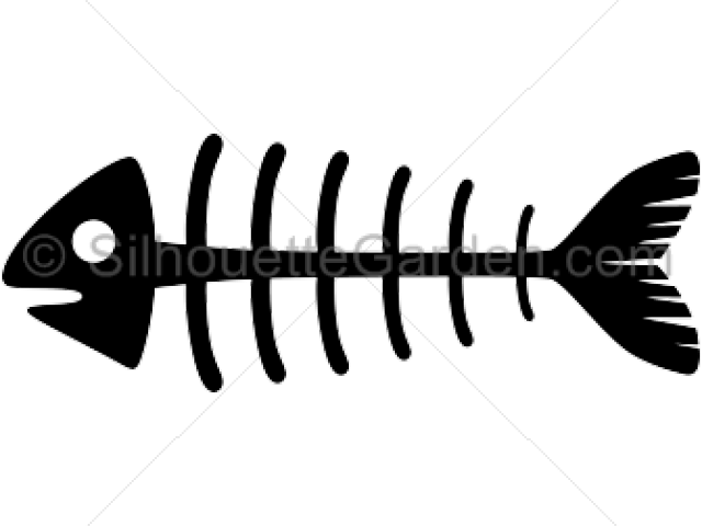 Bones Clipart Silhouette - Bones Clipart Silhouette (640x480)
