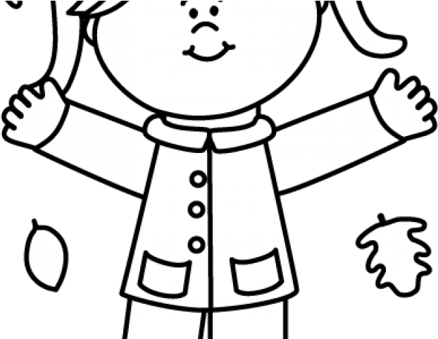 Little Girl Clipart Black And White - Little Girl Clipart Black And White (640x480)