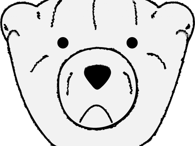 Black Bear Clipart Sad - Black Bear Clipart Sad (640x480)